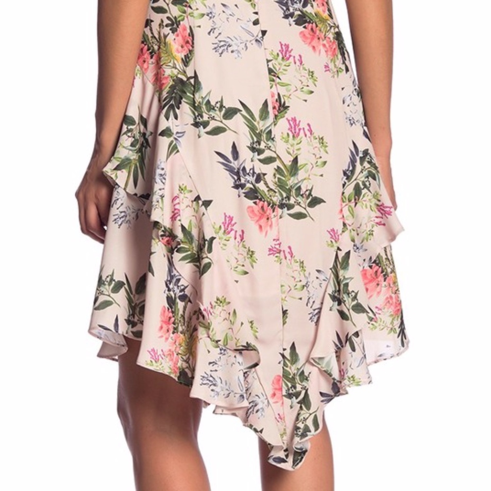 Parker Patterned Ruffled Hi-Lo Dress - Picture 8 of 8